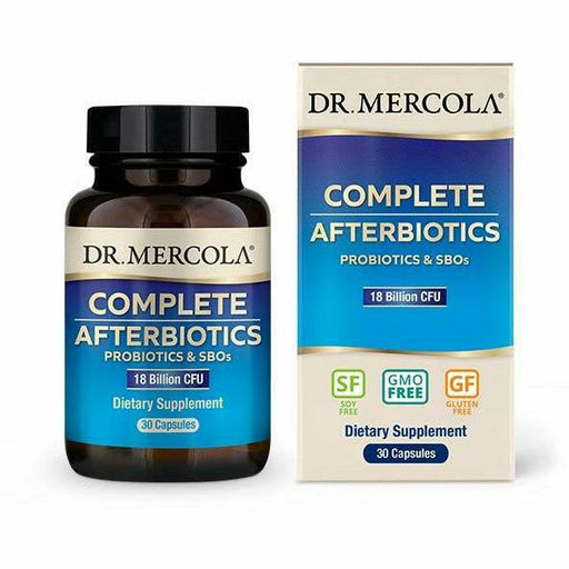 Dr. Mercola Complete Afterbiotics, 30 capsules, front of bottle
