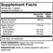 Dr. Mercola Fermented Broccoli Sprouts 30 capsules supplement facts panel, close-up