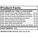 Dr. Mercola Fermented Mushroom Blend 2.11 oz product facts label