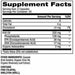 Dr. Mercola Krill Oil for Kids 320 mg 60 capsules supplement facts panel, close-up