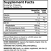 Dr. Mercola Krill Oil supplement facts panel, close-up