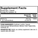 Dr. Mercola Liposomal Vitamin D3 10,000 IU 30 capsules supplement facts panel, close-up