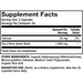 Dr. Mercola Pau D'Arco 1,000 mg 120 capsules supplement facts panel, close-up