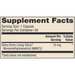 Dr. Mercola Silica Collagen Builder 10 mg 60 capsules supplement facts label