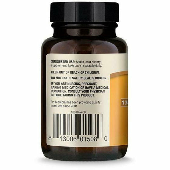 Dr. Mercola Vitamin E 134 mg 30 capsules suggested use label