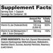Dr. Mercola Vitamins D3 and K2 30 capsules supplement facts panel, close-up