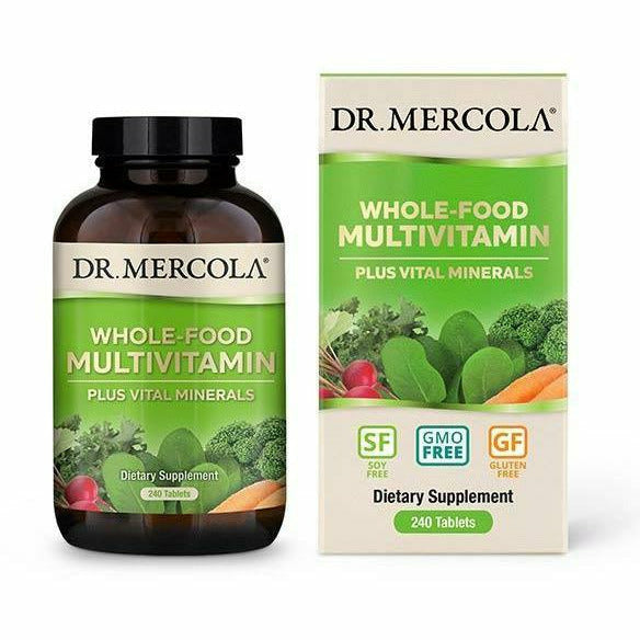 Dr. Mercola Whole-Food Multivitamin, 240 tablets, front of bottle