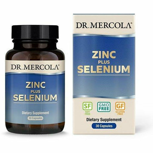 Dr. Mercola Zinc Plus Selenium, 30 capsules, front of bottle