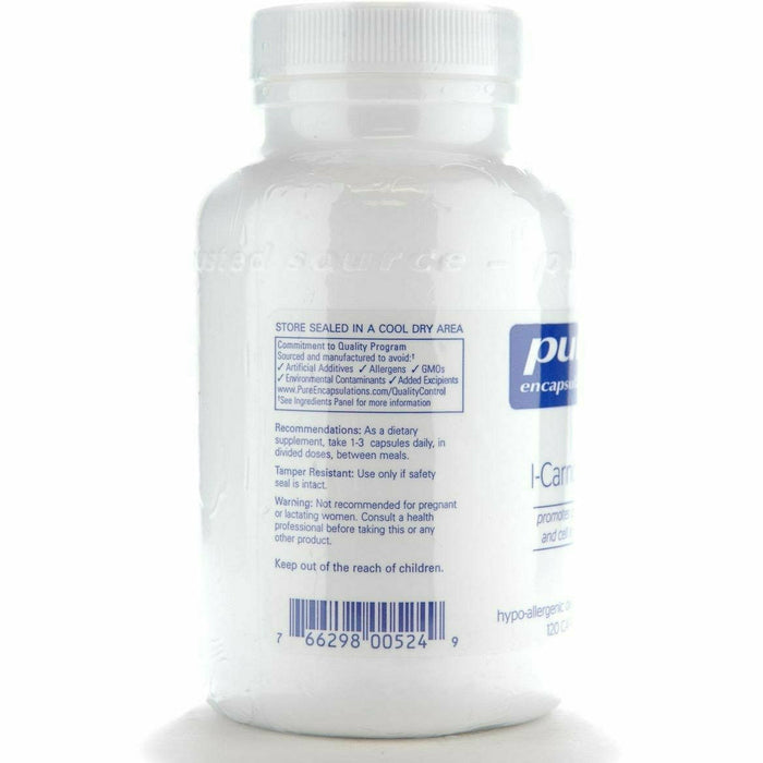 Pure Encapsulations, L-Carnosine 500 mg 120 capsules Recommendations