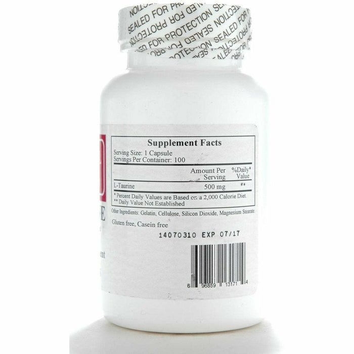 Ecological Formulas, L-Taurine 500 mg 100 caps