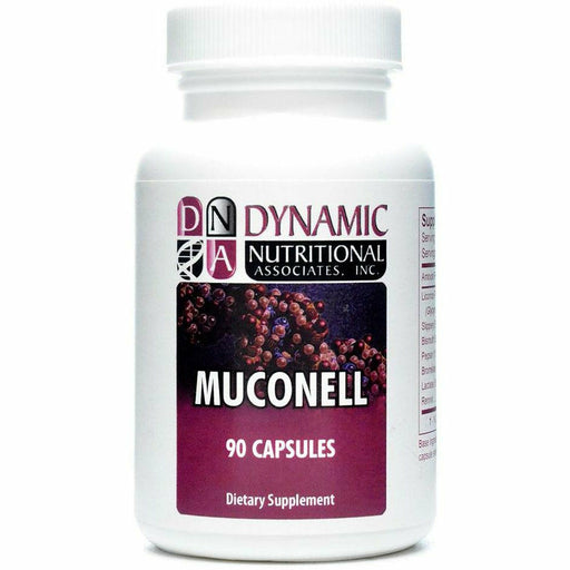 Dynamic Nutritional Associates Muconell, 90 capsules, front of bottle