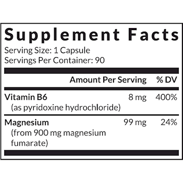 Fura-Mag 90 Capsules by InterPlexus Supplement Facts Label