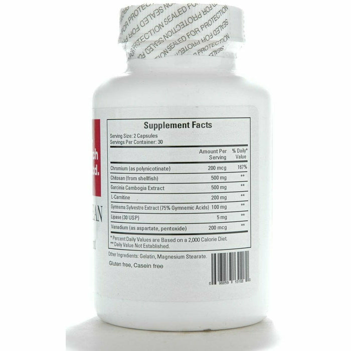 Ecological Formulas Abdominal Lean 60 capsules supplement facts label