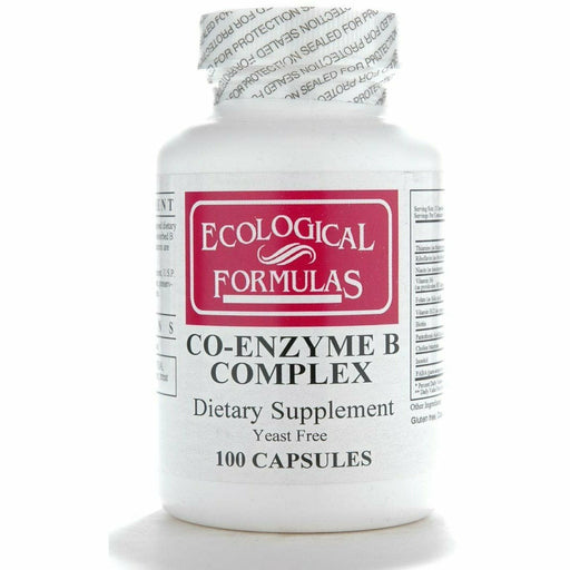Ecological Formulas Co-Enzyme B Complex, 100 capsules, front of bottle