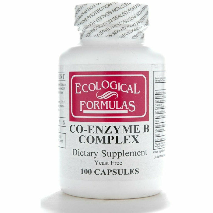 Ecological Formulas Co-Enzyme B Complex, 100 capsules, front of bottle