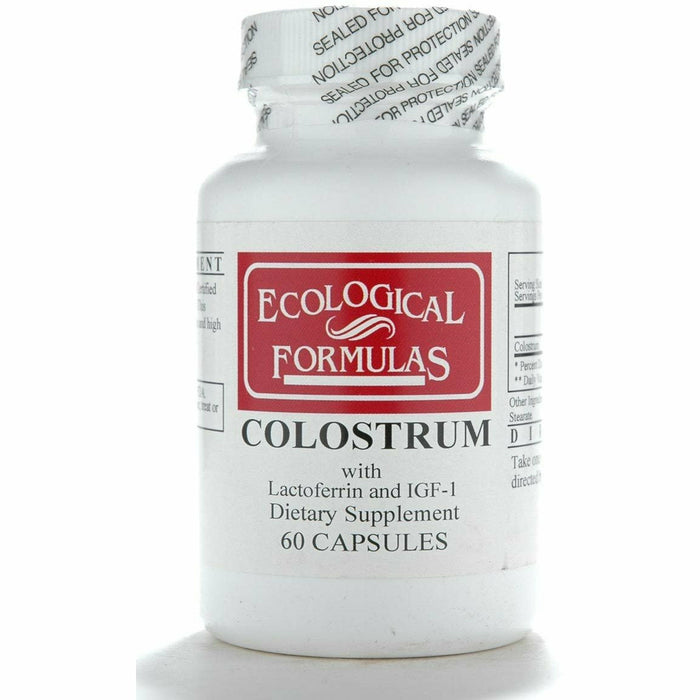 Ecological Formulas Colostrum 300 mg, 60 capsules, front of bottle