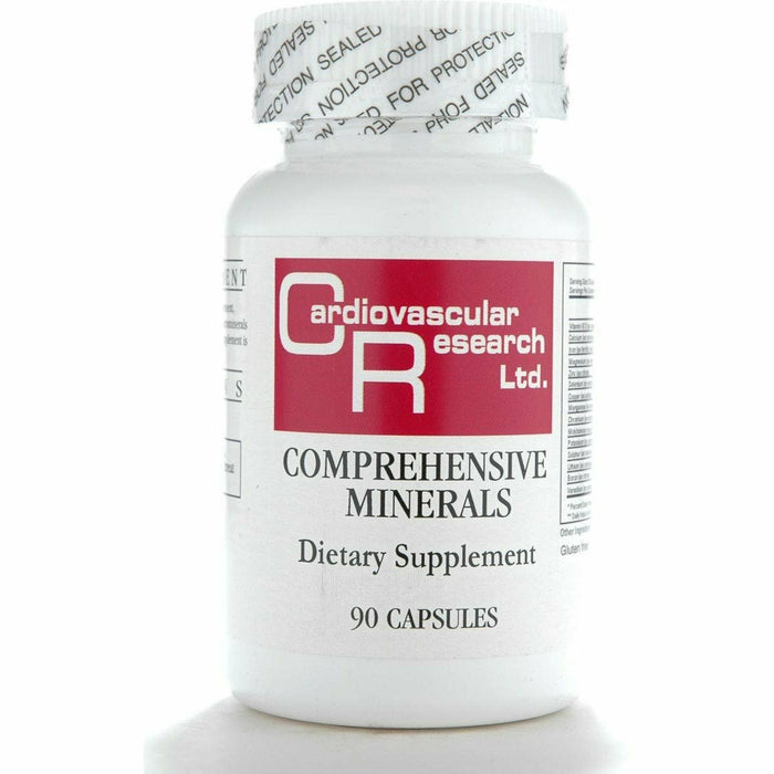 Ecological Formulas Comprehensive Minerals, 90 capsules, front of bottle
