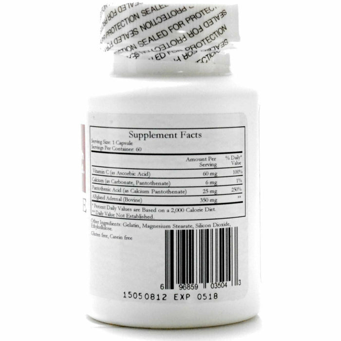 Ecological Formulas Cortol Ace 60 capsules supplement facts label