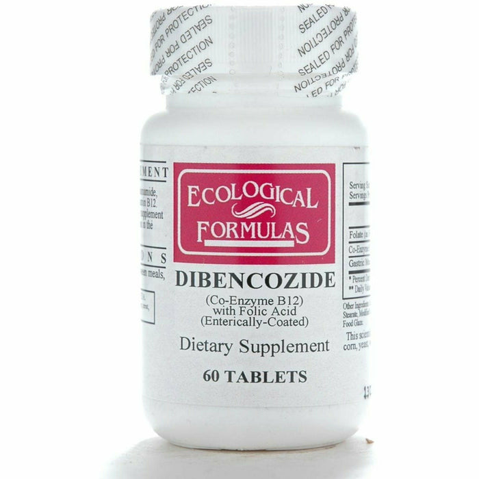 Ecological Formulas Dibencozide B12 1000 mcg, 60 tablets, front of bottle