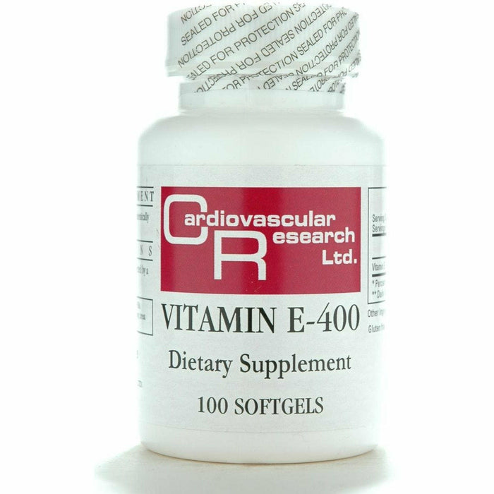 Ecological Formulas E-400 400 IU, 100 softgels, front of bottle