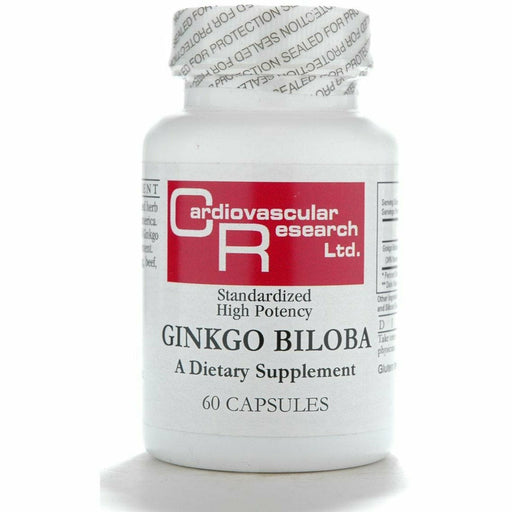 Ecological Formulas Ginkgo Biloba 120 mg, 60 capsules, front of bottle