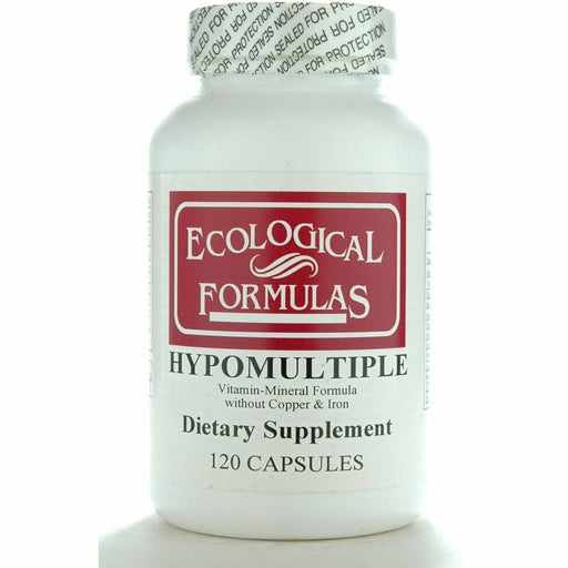 Ecological Formulas Hypomultiple without Cu/Fe, 120 capsules, front of bottle