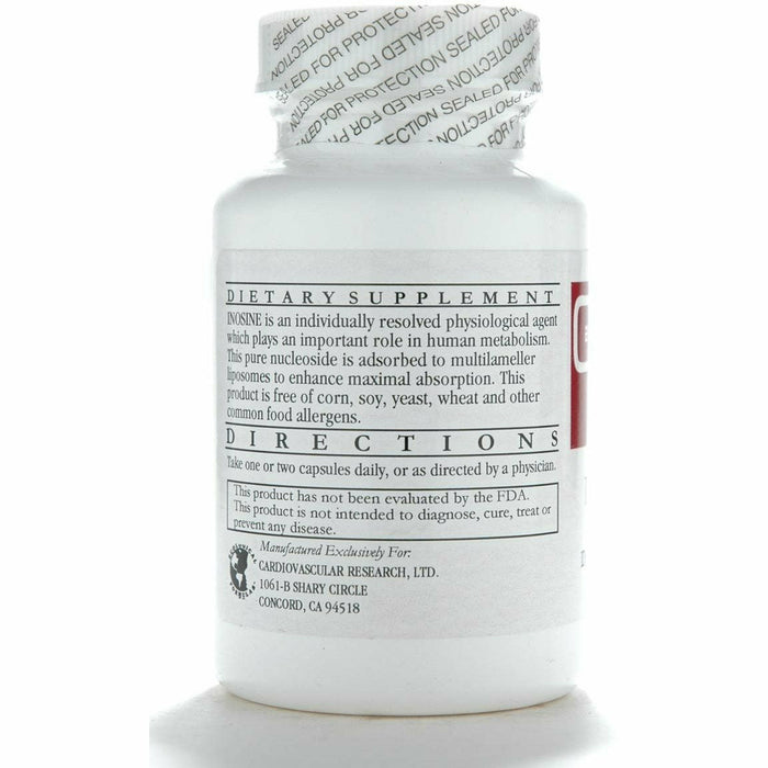 Ecological Formulas Inosine 500 mg 60 capsules suggested use label