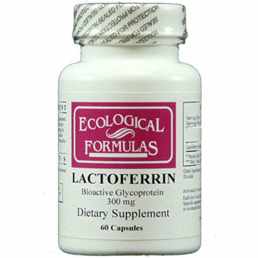 Ecological Formulas Lactoferrin 300 mg, 60 capsules, front of bottle