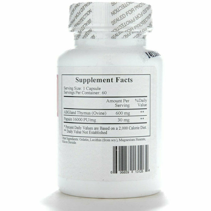 Ecological Formulas LTP 600 mg 60 capsules supplement facts label