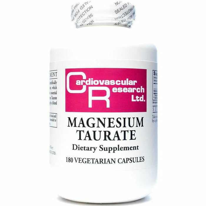 Ecological Formulas Magnesium Taurate 125 mg, 180 capsules, front of bottle