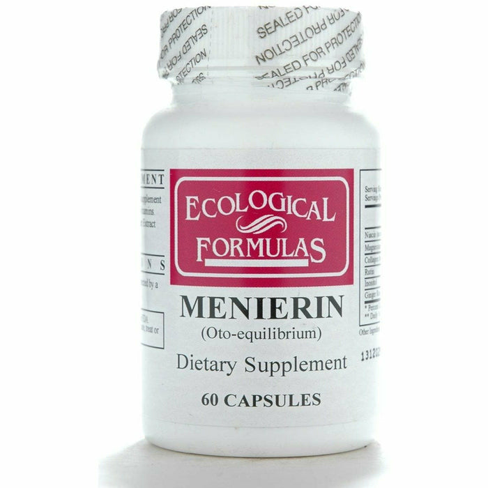 Ecological Formulas Menierin, 60 capsules, front of bottle