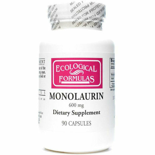 Ecological Formulas Monolaurin 600 mg, 90 capsules, front of bottle