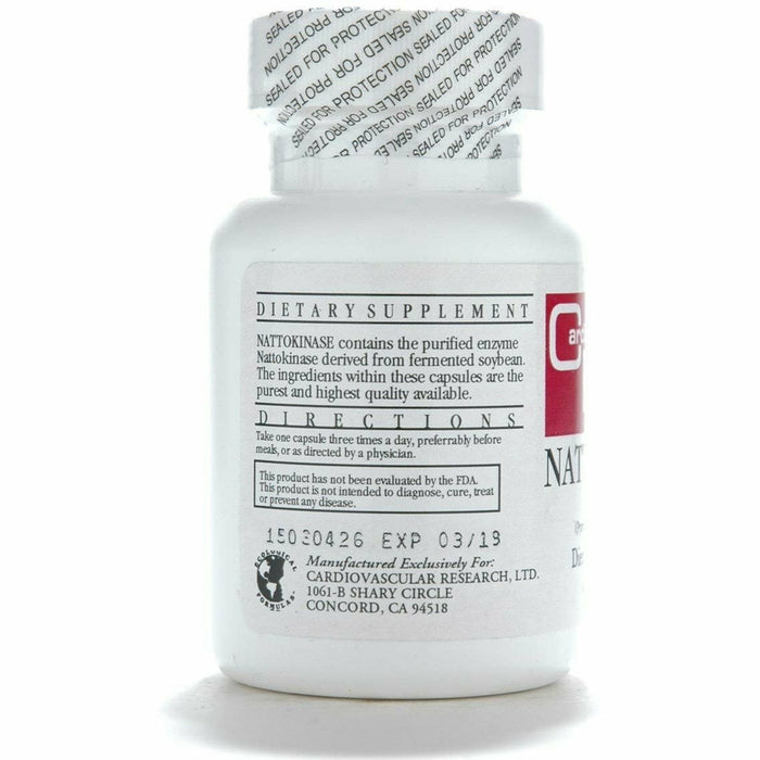 Ecological Formulas Nattokinase 50 mg 90 capsules suggested use label