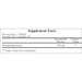 Ecological Formulas Phosphatidylserine 60 softgels supplement facts label