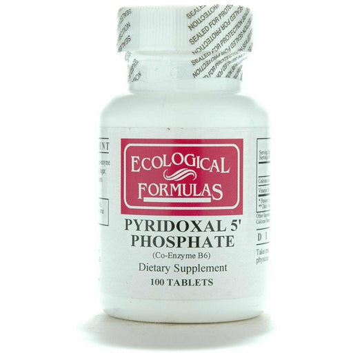Ecological Formulas Pyridoxal 5-Phosphate 20 mg, 100 tablets, front of bottle