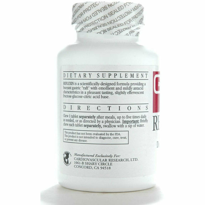 Ecological Formulas Refluxin 90 tablets suggested use label