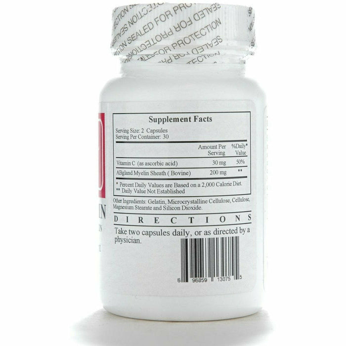 Ecological Formulas Sphingolin 200 mg 60 capsules supplement facts label