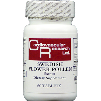Ecological Formulas Swedish Flower Pollen, 60 tablets, front of bottle
