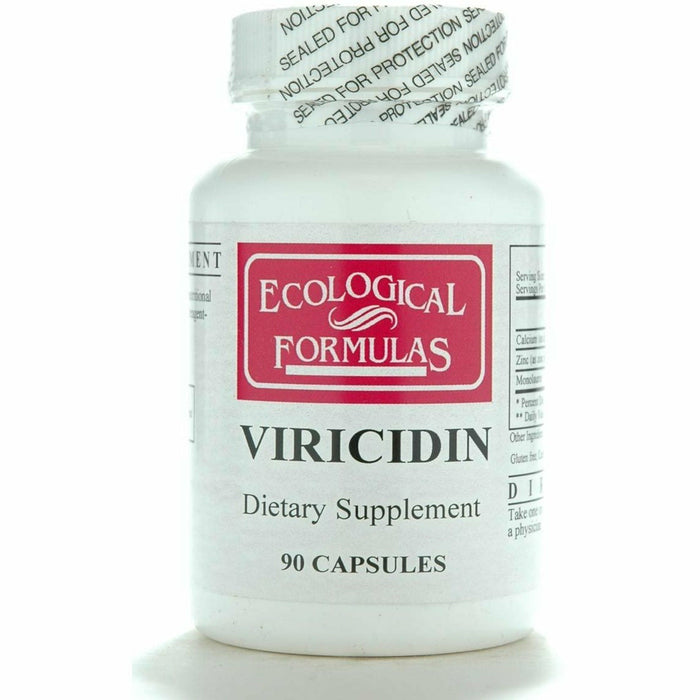 Ecological Formulas Viricidin, 90 capsules, front of bottle