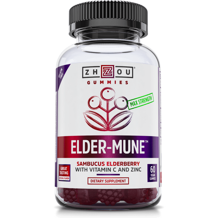 ZHOU Nutrition, Elder-Mune Elderberry 60 Gummies