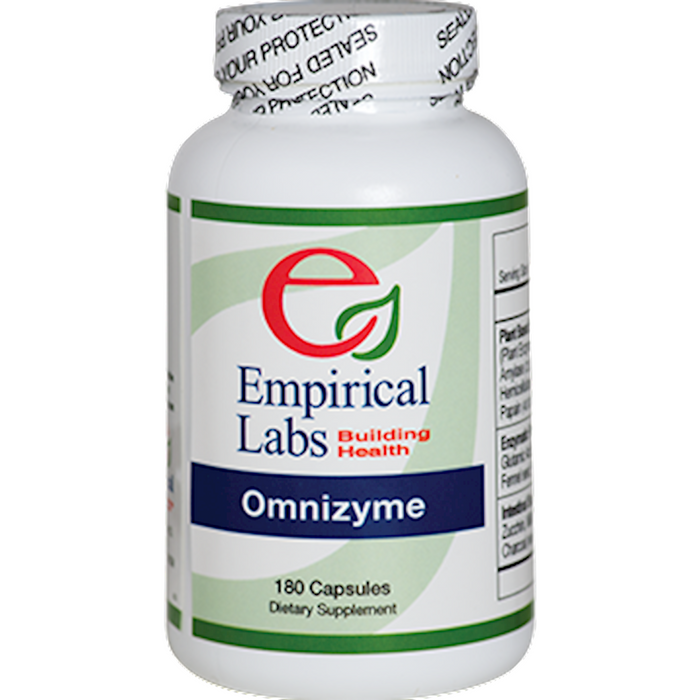 Empirical Labs Omnizyme, 180 capsules, front of bottle