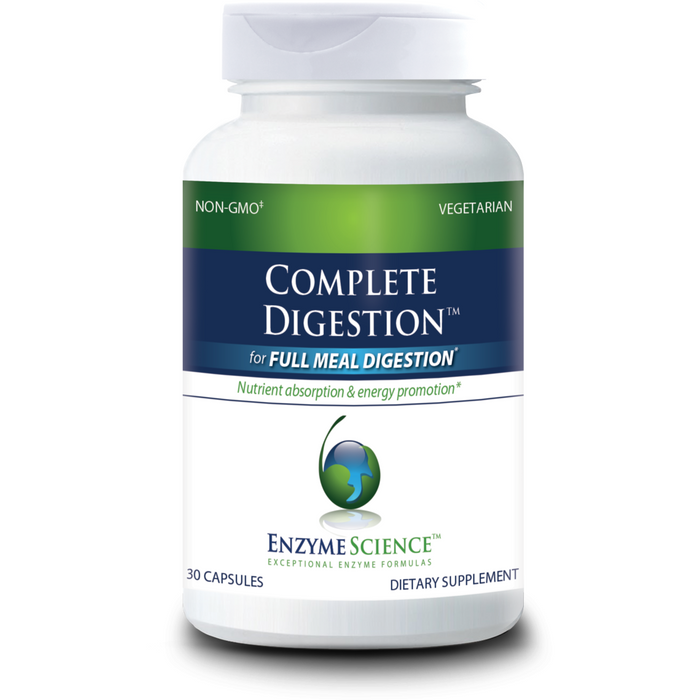 Enzyme Science Complete Digestion, 30 capsules, front of bottle