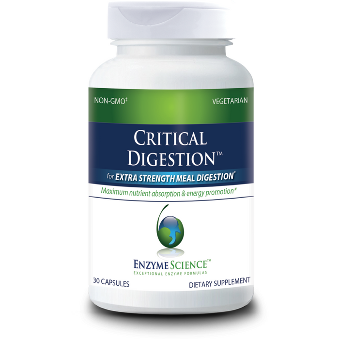 Enzyme Science Critical Digestion, 30 capsules, front of bottle