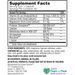 Enzyme Science Enzyme Defense Pro 60 capsules supplement facts label