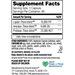 Enzyme Science Lypo Optimize 90 veg capsules supplement facts label