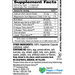 Enzyme Science Nattokinase Pro 60 capsules supplement facts label
