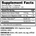 Enzyme Science Serrapeptase Pro 120 capsules supplement facts label