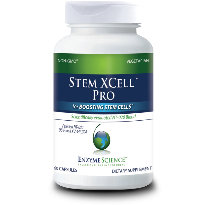 Enzyme Science Stem XCell Pro, 60 capsules, front of bottle