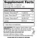 Enzymedica Lypo Gold 120 capsules supplement facts label