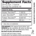 Enzymedica Lypo Gold 60 capsules supplement facts label